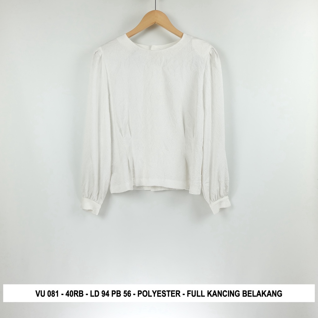 Thrift Blouse Vintage | Kode V4-VU 081