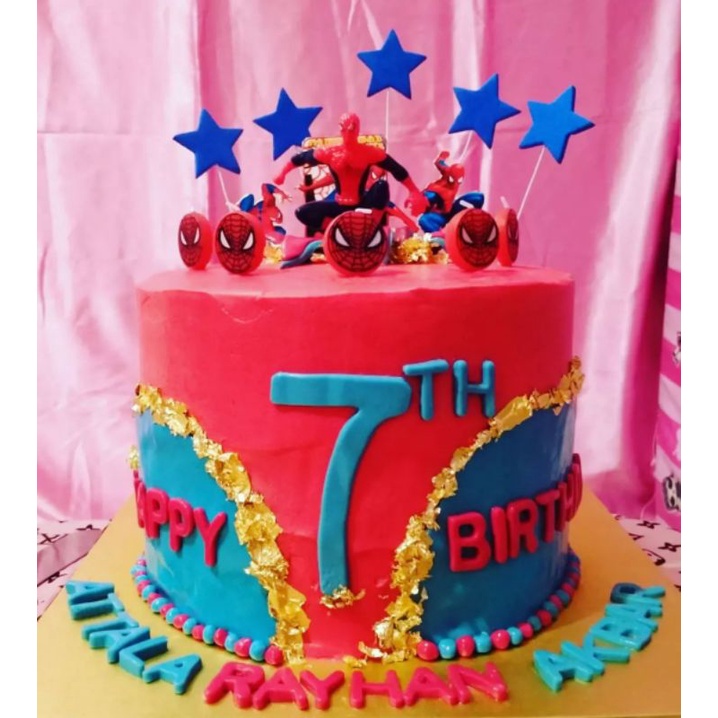 

Spiderman birthday cake
