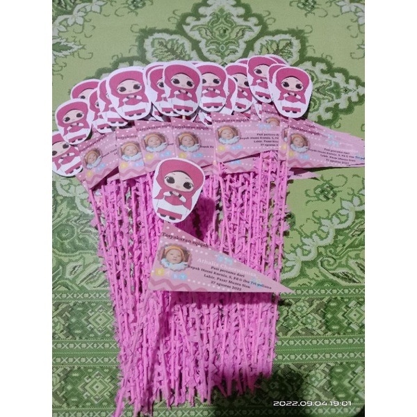 bendera Tasyakuran aqiqah