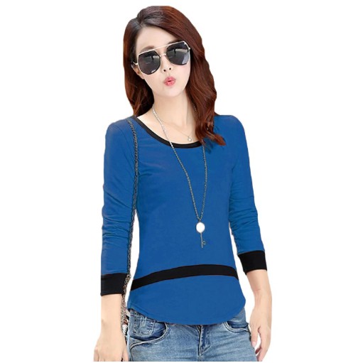 Fifi FASHION Blus Tangan Panjang Wanita Gaya Korea - Elina