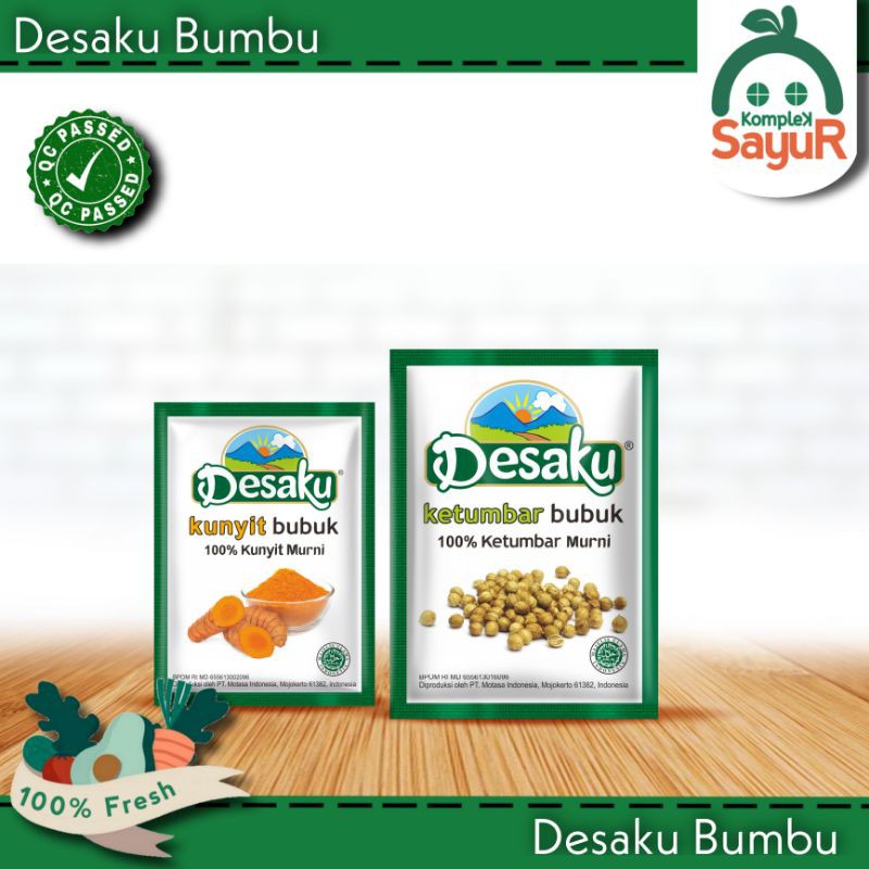 

Bumbu Dapur Desaku Ketumbar / Kunyit 15 gr