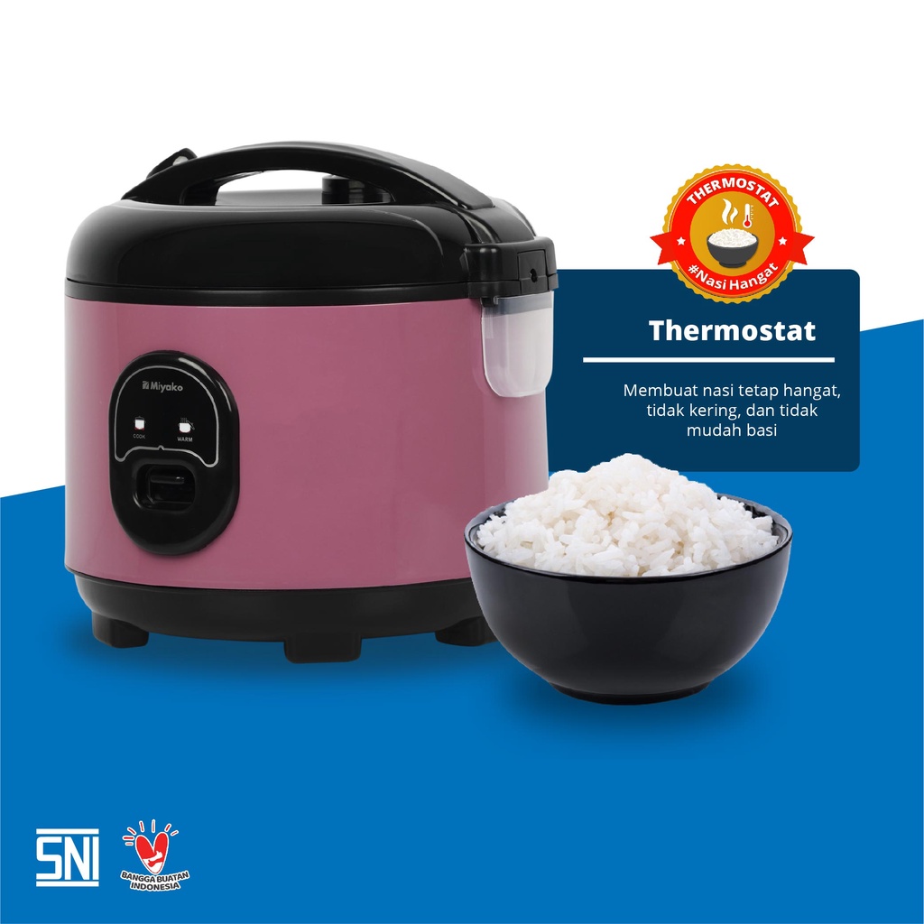 Magic Com / Rice Cooker Miyako 507 1.8 Liter Anti Lengket Bagus Murah Berkualitas Garansi Resmi