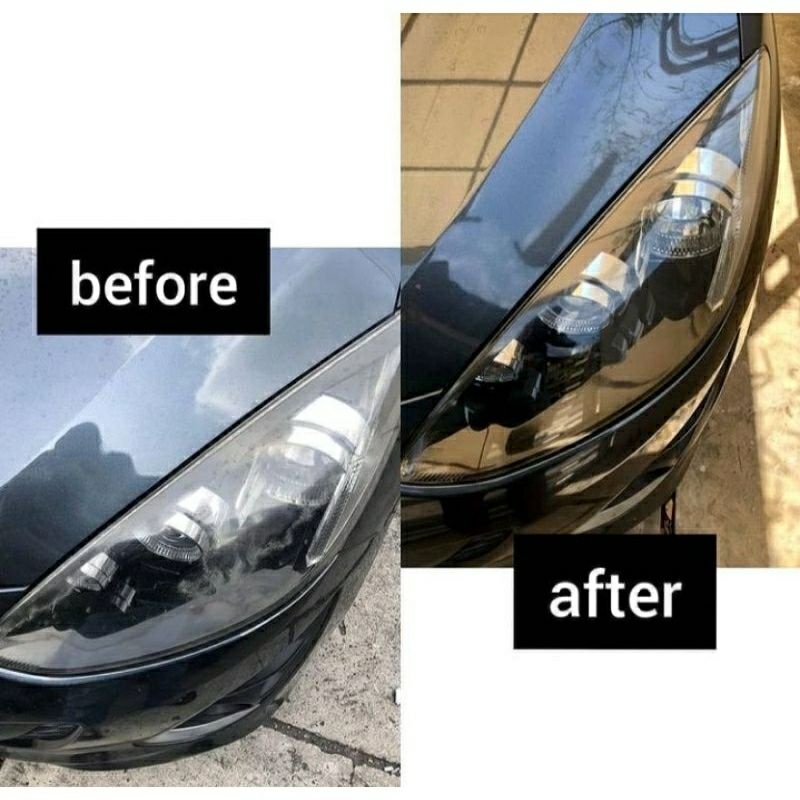 Pengkilap lampu mobil / headlamp polish / headlamp restored ampuh