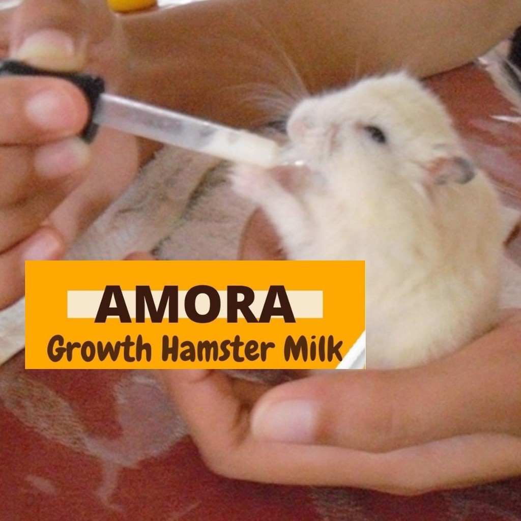 Susu Hamster Bayi Susu Amora 15gr Dengan Kalsium Tinggi Baik Untuk Tulang dan Gigi Hamster FEZONE