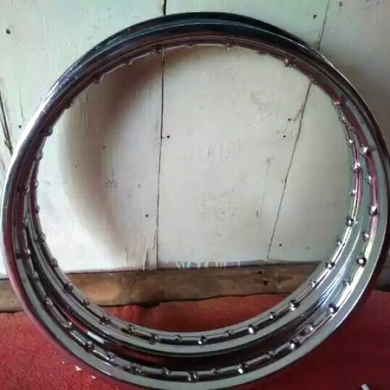 Velg chrom ori velg krom ring 17-140 bekas copotan original part motor harga/pcs