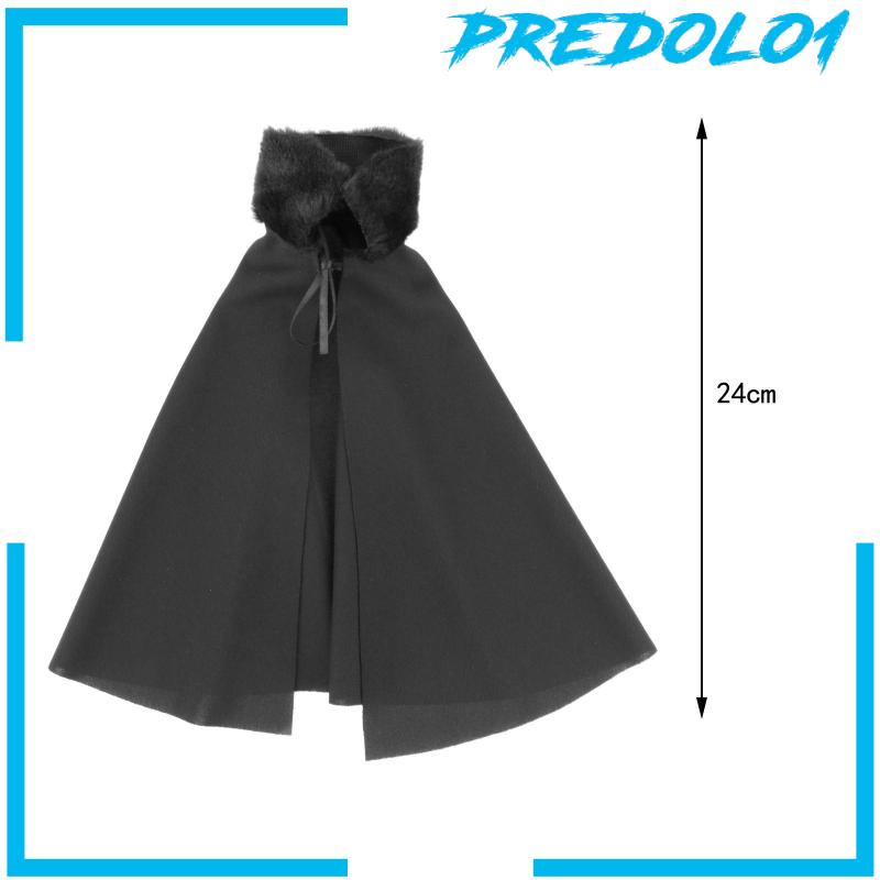 [PREDOLO1] Action Figure Cloak 1/6 Accs Fur Collar Cool Miniatures Toys Boys Adults