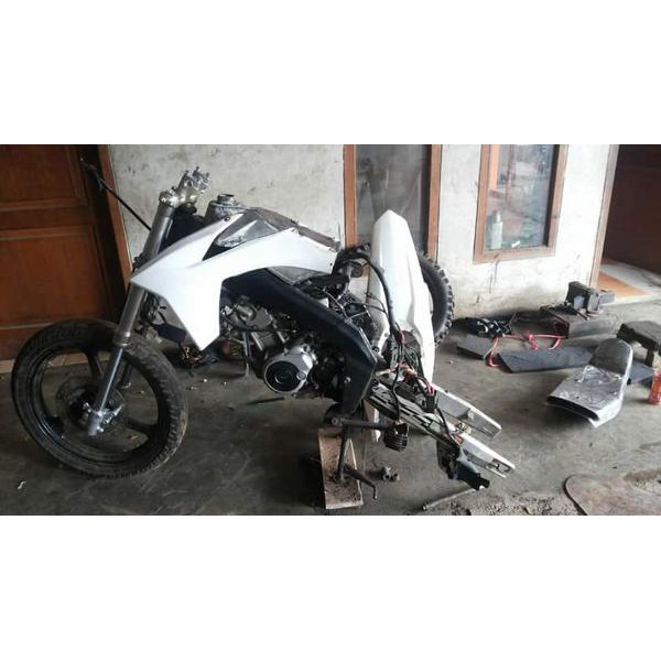 tangki trail vixion injeksi ktm yz crf dll bahan besi