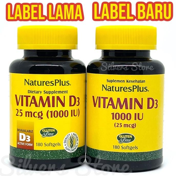Natures Nature Plus Vitamin Vit D3 D 3 1000 iu 1000iu Nature Plus 180 Lc