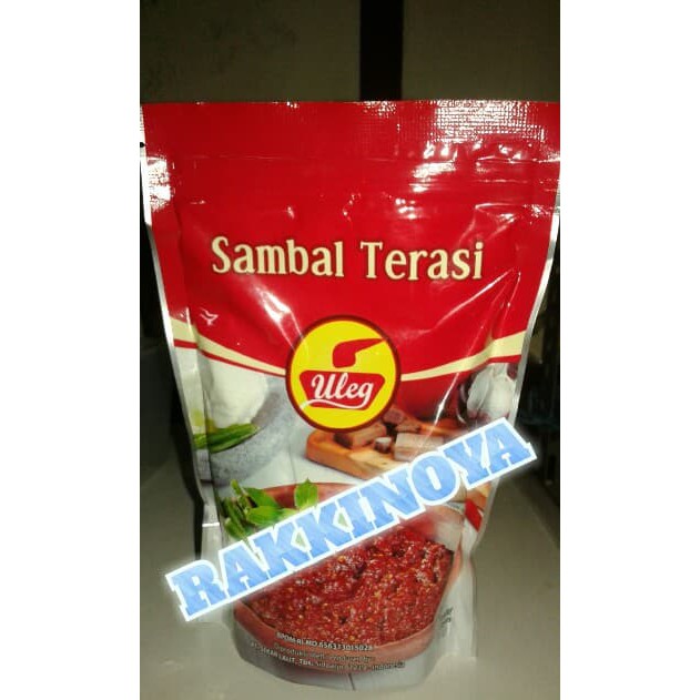 

TERMURAH SAMBAL TERASI ULEG 500 GR !!