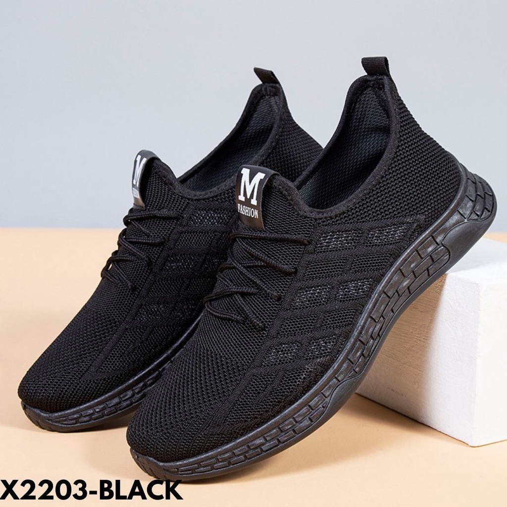 SEPATU SNEAKERS PRIA KEKINIAN RUNNER TYLE BERTALI KECE BADAI BAHAN CANVAS IMPORT H2203