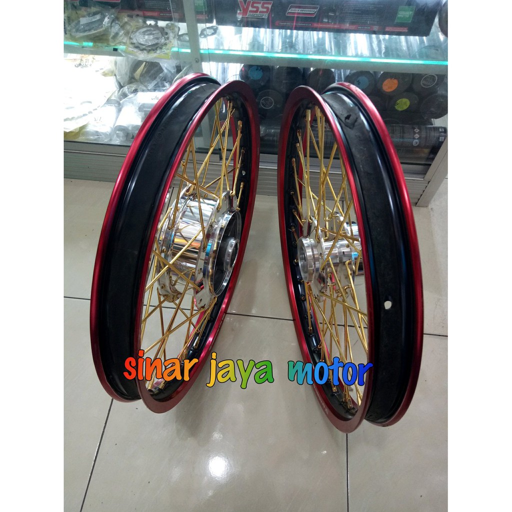 velg jari jari tromol sepaket ring 17 jupiter z. vega r.  cod 49