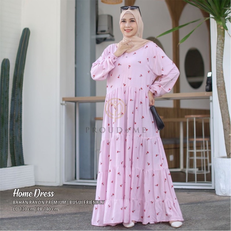 HOME DRESS JUMBO LD 130 CM / ILEANA HOME DRESS JUMBO / MAXI DRESS / GAMIS JUMBO / PAKAIAN WANITA JUMBO / BAJU WANITA JUMBO-6