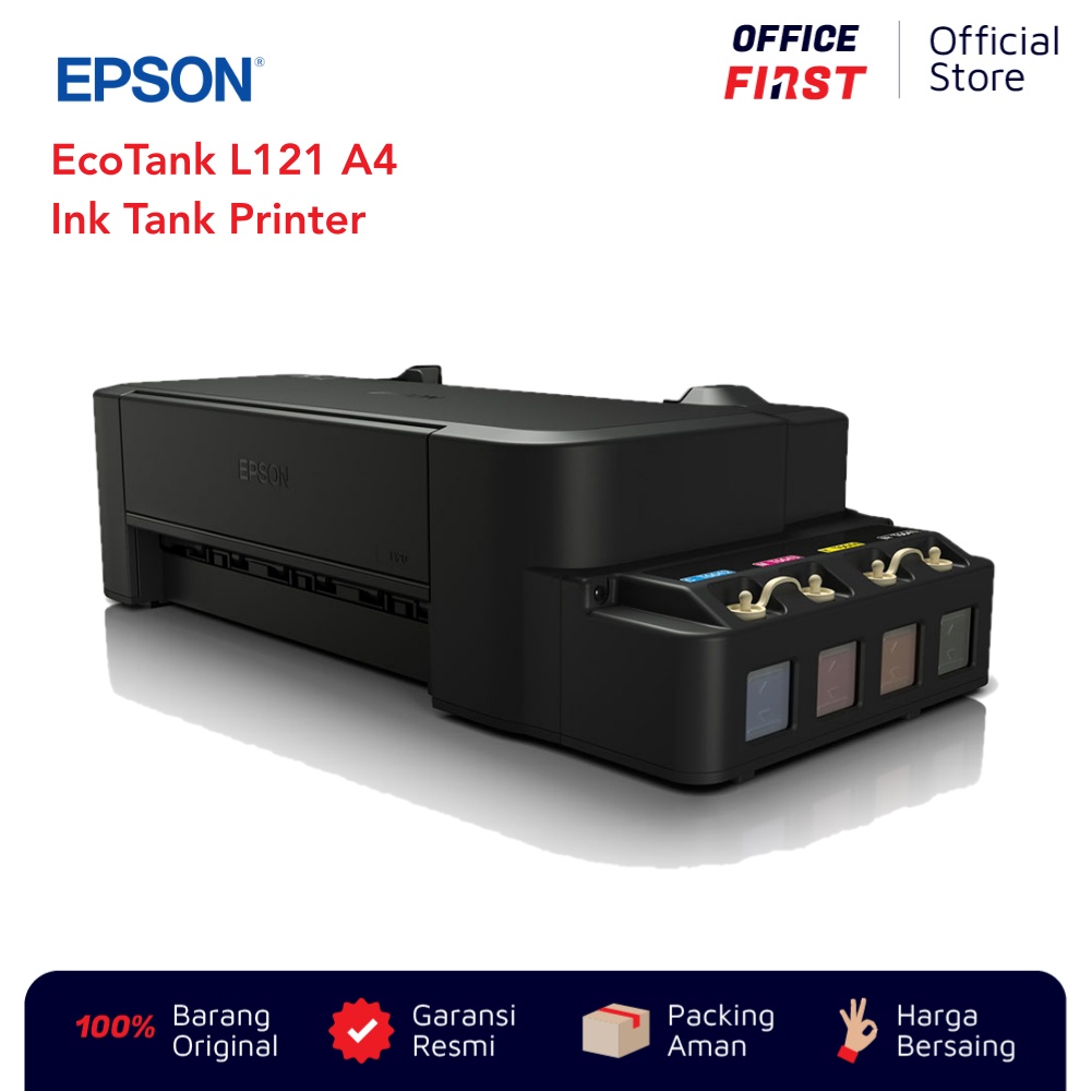 EPSON L121 A4 Ink Tank Printer / Pengganti L120 Compatible Tinta 664