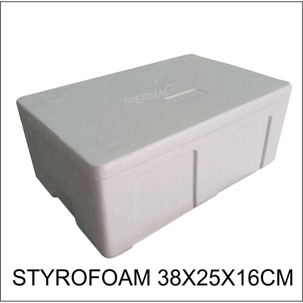 

Styrofoam box / gabus box 38 x 25 x 16cm (pengiriman instan)