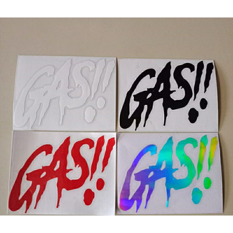 cuthing sticker GAS /Sticker motor/variasi motor