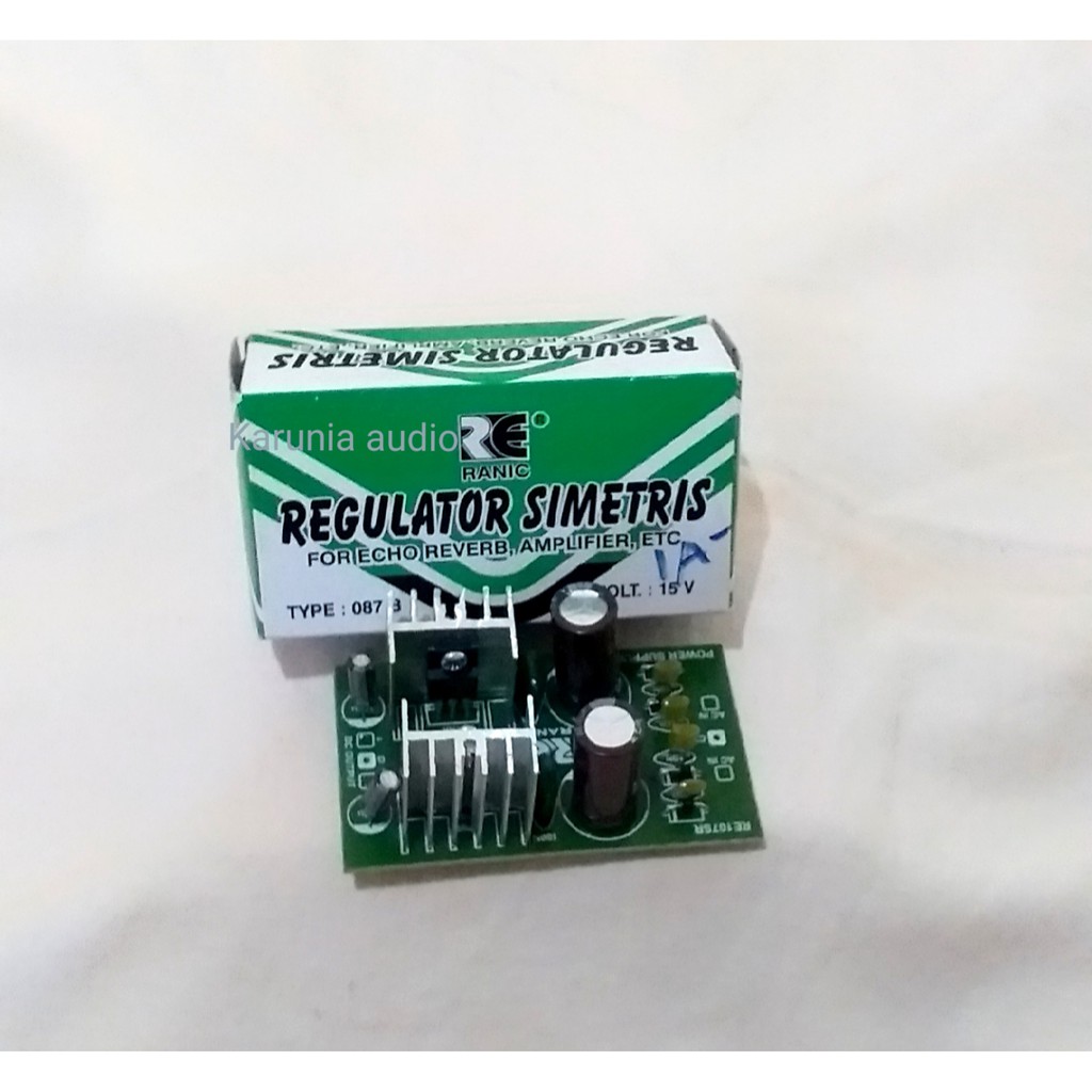 Kit Regulator Simetris 15V dc