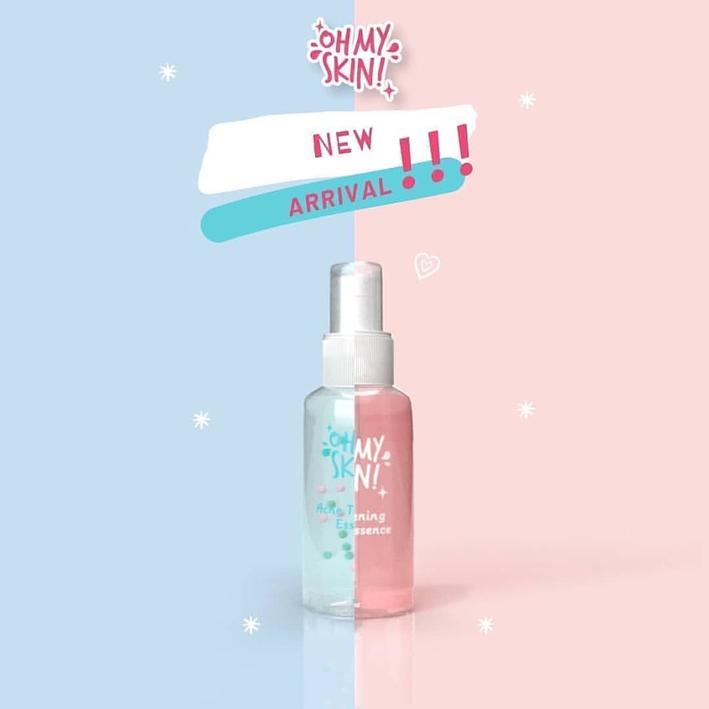 LIGHTENING GLOW - ACNE TREATMENT Essence By OHMYSKIN! [BPOM] Spray Reairing 60ml