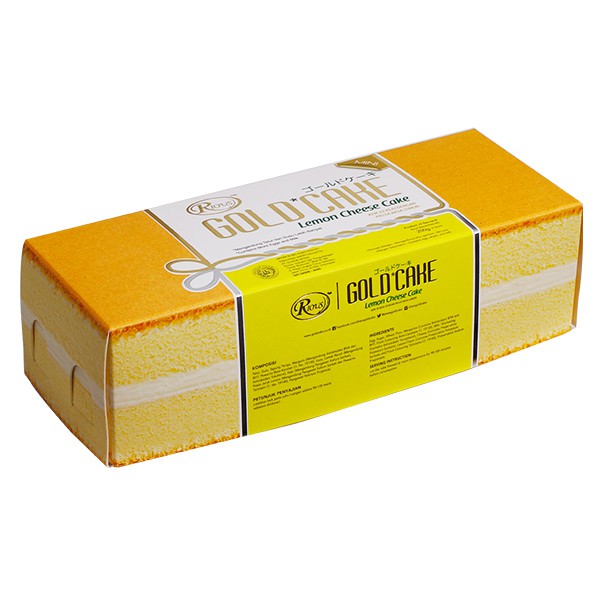 

[READY STOCK] RIOUS GOLD CAKE LEMON CHEESE MINI