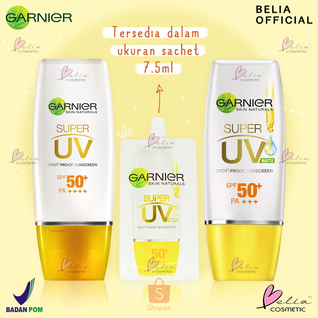 VINLA Garnier Light Super UV Spot proof Sunscreen SPF 50 Skin Care 30 ml Matte | Natural Finish