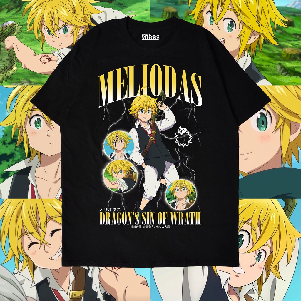 MELIODAS TSHIRT / The Seven Deadly Sins / Kaos Anime