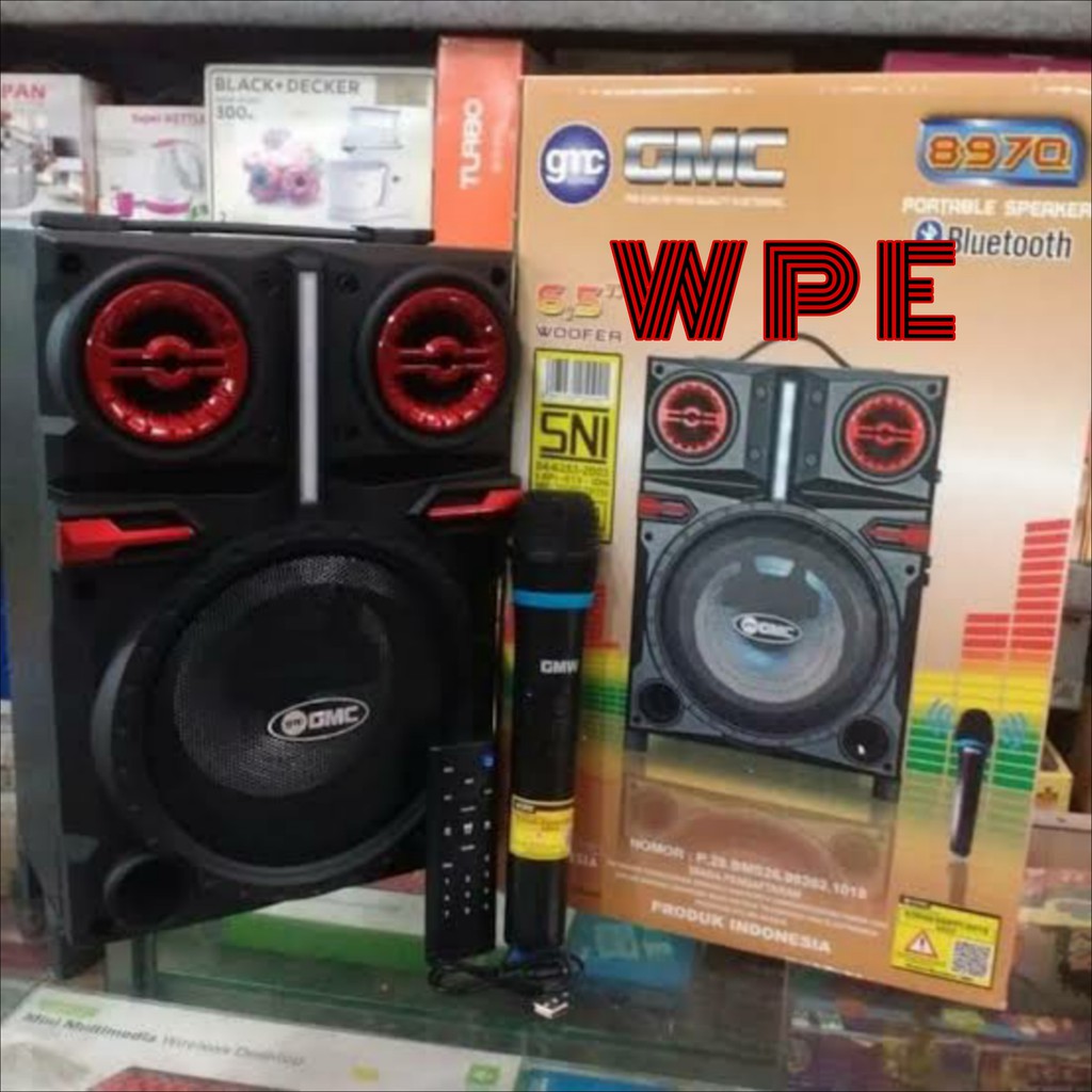 Speaker GMC 897Q Portable bluetooth free mic