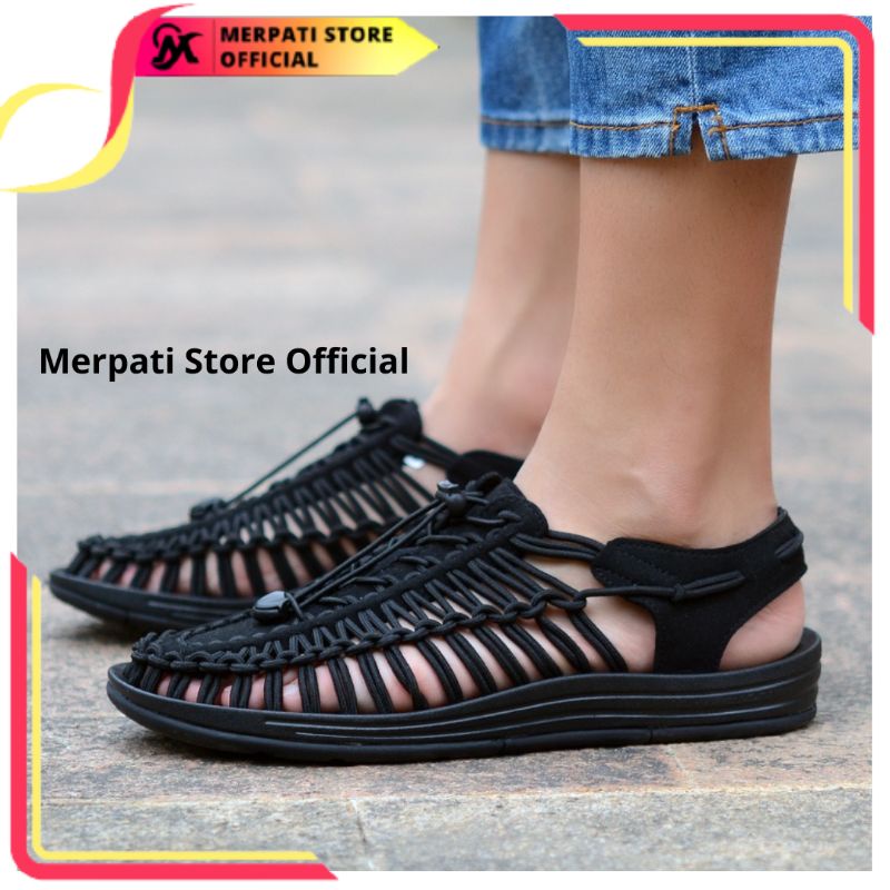 Merpati Store - Sandal Sepatu Hiking Kulit Asli Pria Wanita Keren Handmade Waterproof Olahraga Hiking