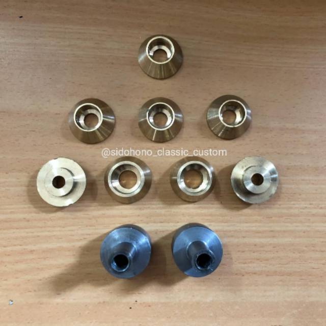 Pemanis manisan variasi skok shock belakang fullset kuningan CB GL MP Tiger GL100 c70 japstyle