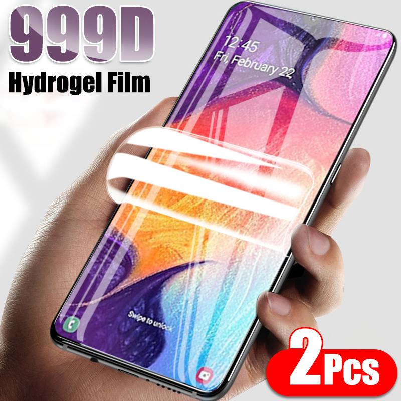 2Pcs Hydrogel Film Not Glass For Samsung Galaxy S7 Edge S8 S9 S10 S20 Plus Screen Protector For Samsung Note 8 9 10 Anti Blue-ray not glass