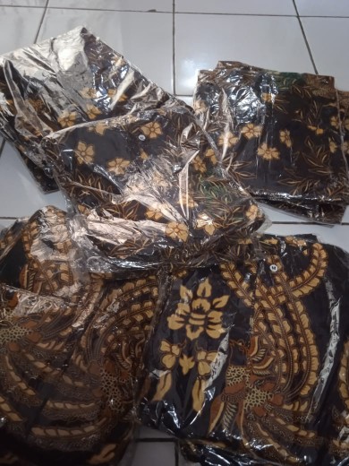 Batik Couple Keluarga Modern Sania Ruffle Ori Ndoro Jowi Dnt Motif Cendrawasih Kuning