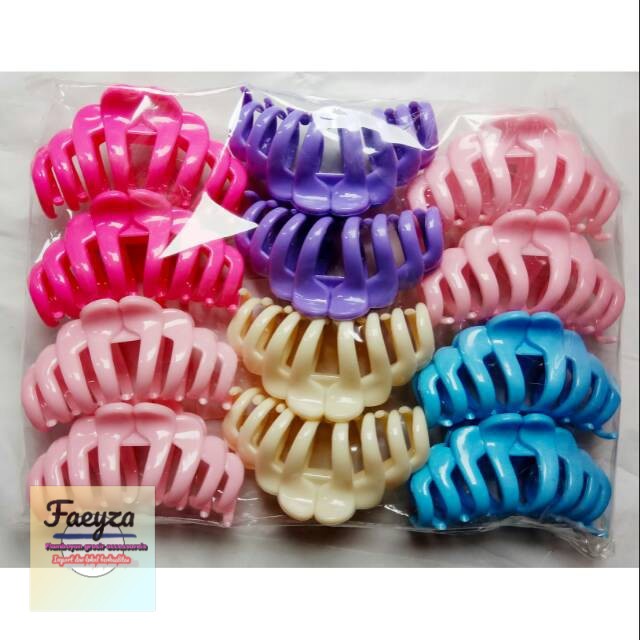 Jepit rambut motif kerang 12 PCSgrosir