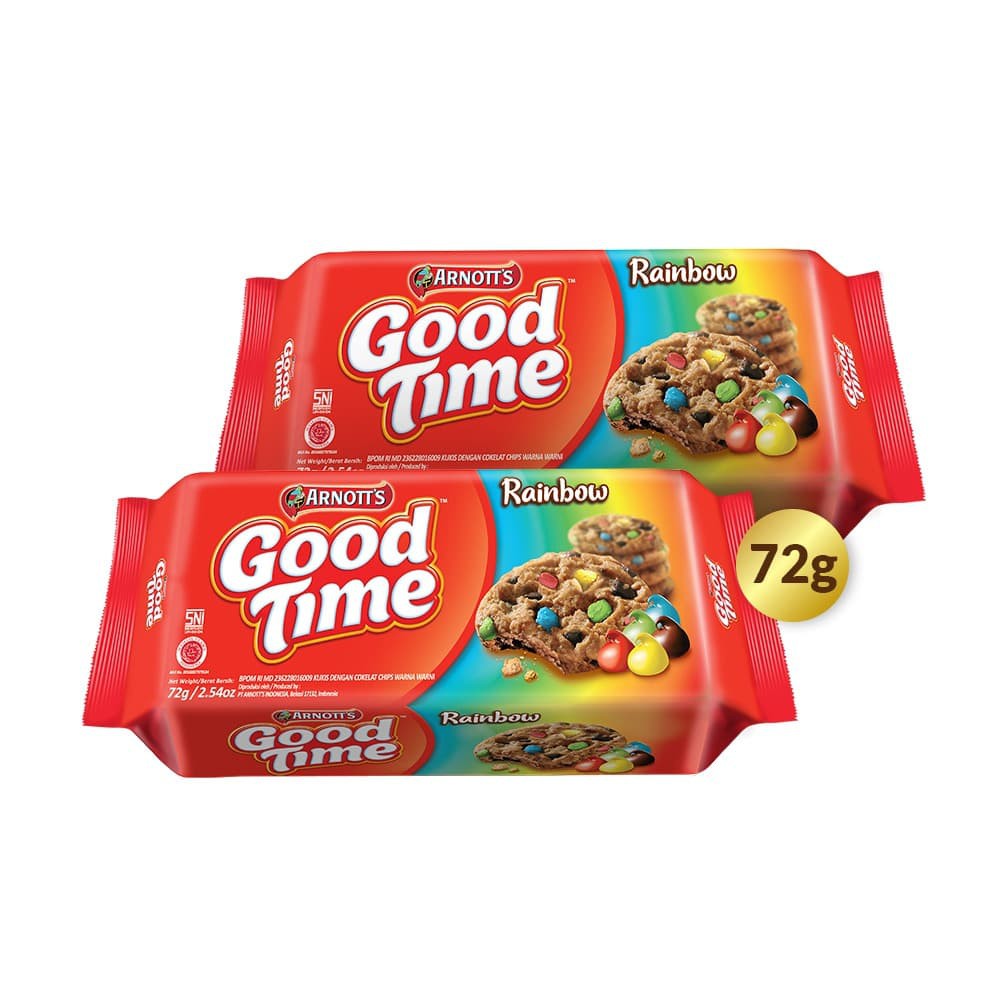 

PROMO BUY 1 GET 1 FREE ARNOTT'S GOOD TIME COOKIES RAINBOW TERMURAH