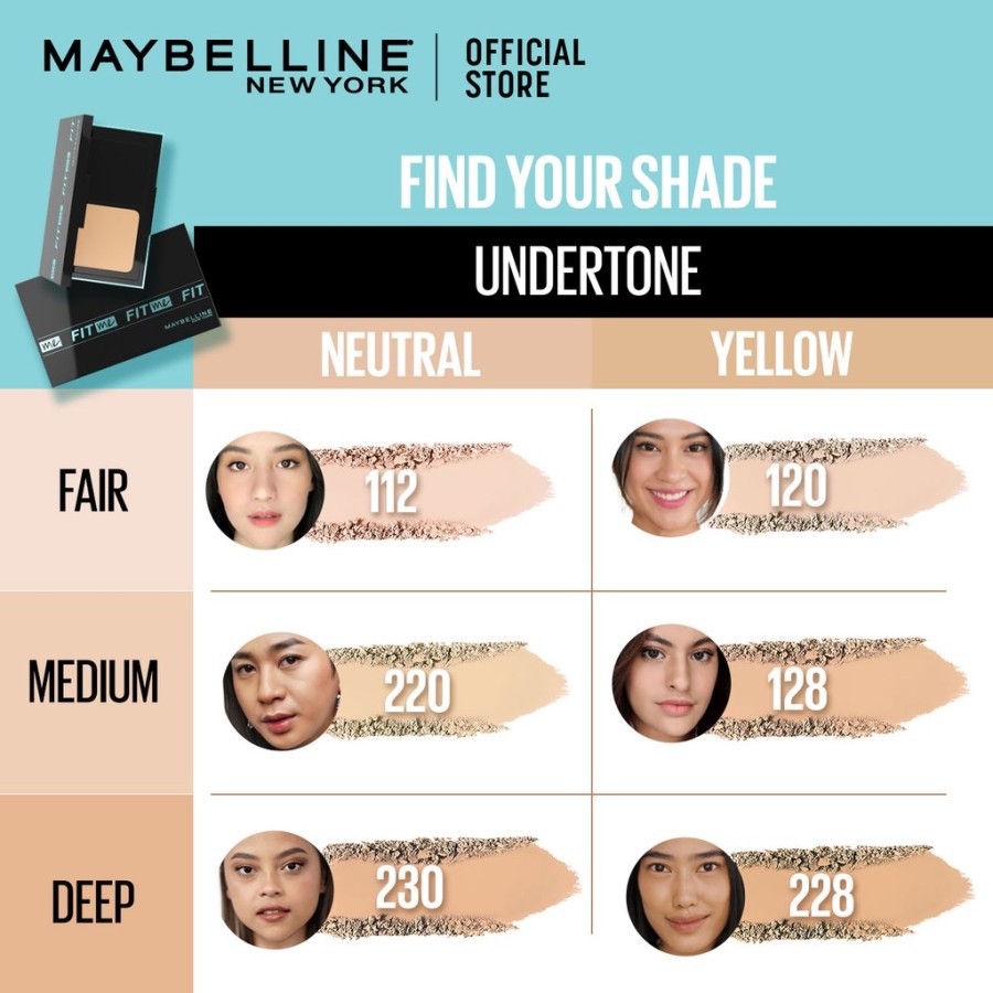 ★ BB ★ Maybelline Fit Me Matte and Poreless 24HR Oil Control Powder Foundation (Full Coverage &amp; Tahan lama)