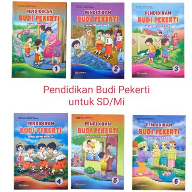 

Buku Materi Pendidikan Budi Pekerti Untuk SD kelas 1,2,3,4,5,6 Penerbit Aryaduta