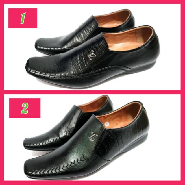 Sepatu Pria Keren LOUIS VUITTON / Sepatu Formal / Sepatu Pentofel / Sepatu Kantor / Sepatu Kerja