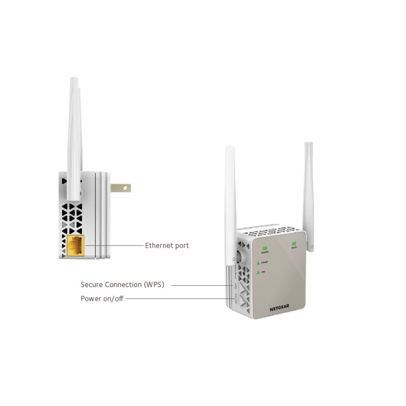NETGEAR EX6120 AC1200 WiFi Range Extender