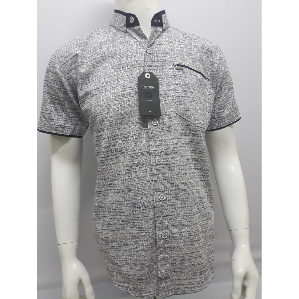 KEMEJA PRIA LENGAN PENDEK/TOPTEN_AR0551