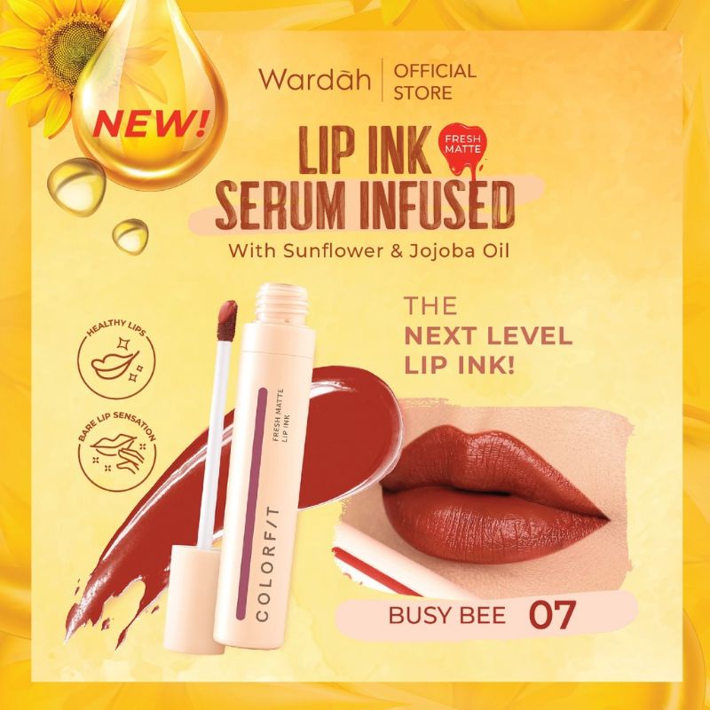 WARDAH INK SERUM INFUSED /LIP CREAM WARDAH/BPOM