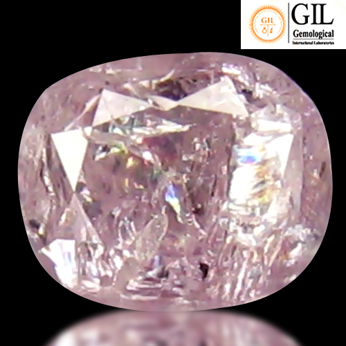 Certified Oval 0.13ct 3.11x2.57x1.94 mm Natural Unheated Untreated Pink Diamond, Africa DD185