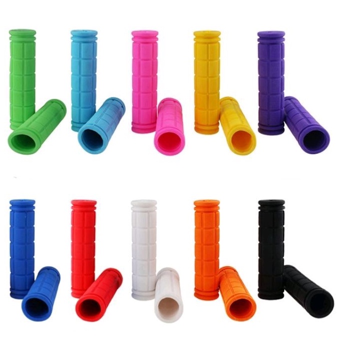 Handgrip Sepeda Warna Like Oury Motif Persegi Handfat Handle Grip Mtb Bmx Xc Lipat Seli Fixie dll