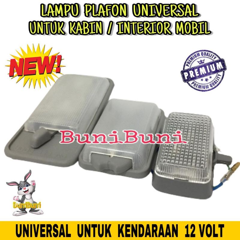 Lampu Plafon Mobil Komplit Untuk Kabin Interior Mobil Universal Dengan Lampu Led