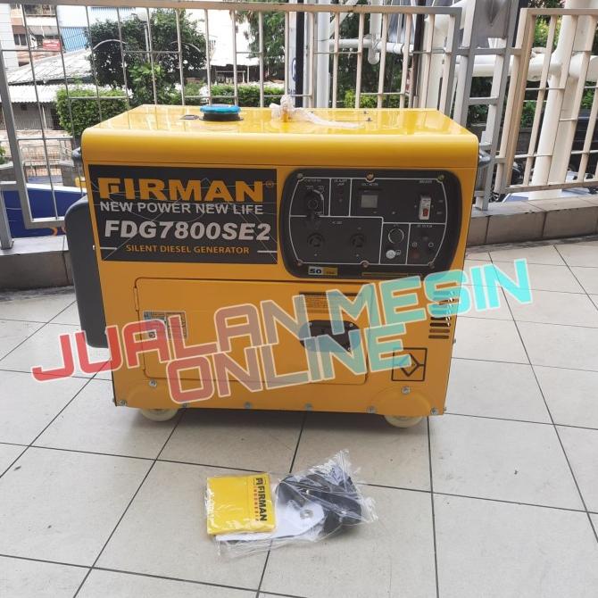 Genset 5000 Watt Silent Diesel Firman Fdg7800Se2