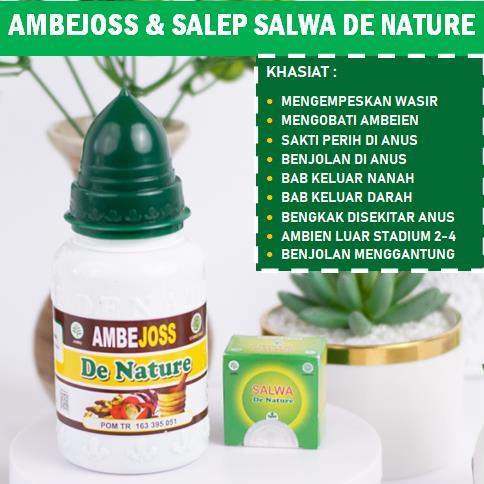 AMBEJOSS + SALEP  DE NATURE OBAT WASIR AMBEIEN TANPA EFEK SAMPING AMAN UNTUK ANAK IBU HAMIL MENYUSUI