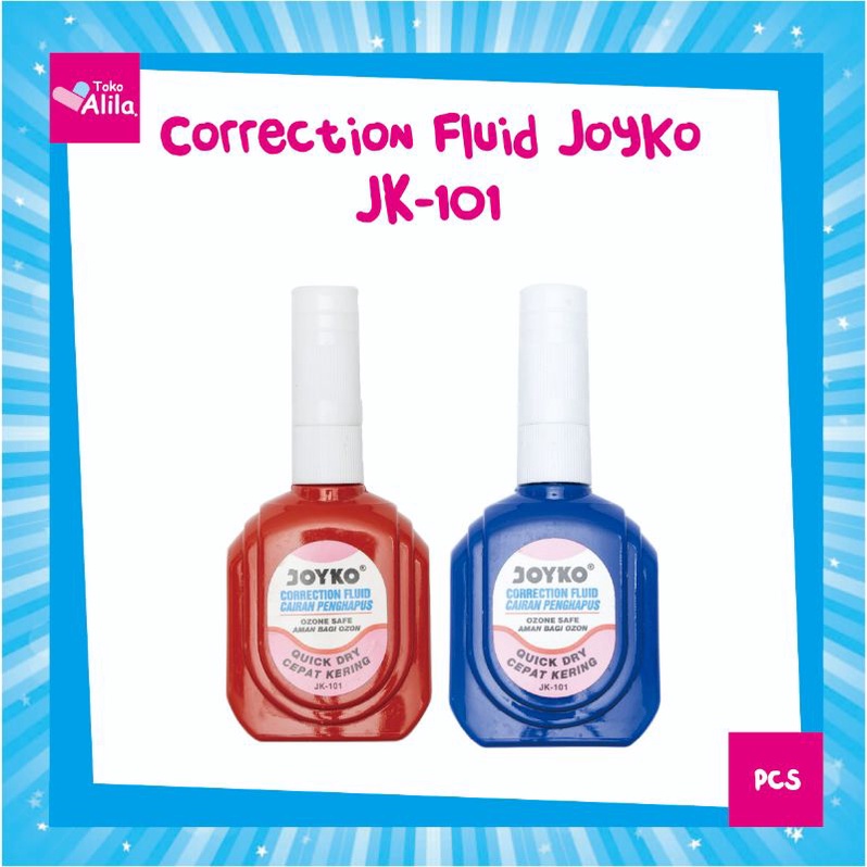 

Stipo Correction Fluid Cairan Koreksi Penghapus Cair Joyko JK-101