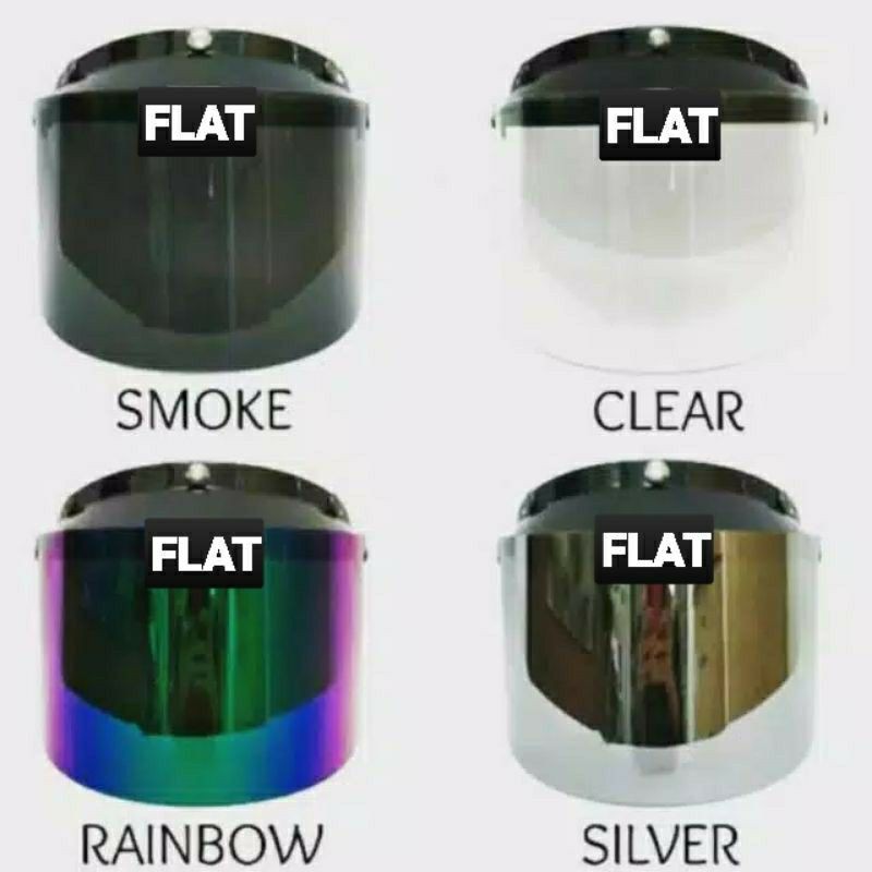 kaca helm bogo datar kaca helm flat