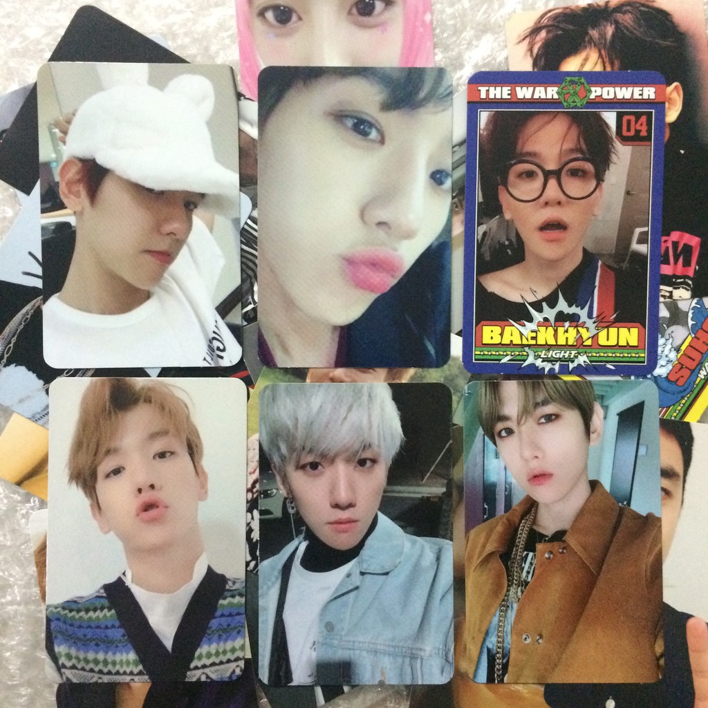 [WTS WTT] EXO BAEKHYUN PHOTOCARD FROM ALBUM FOR LIFE LOTTO POWER UNIVERSE BLOOMING DAYS ALLEGRO