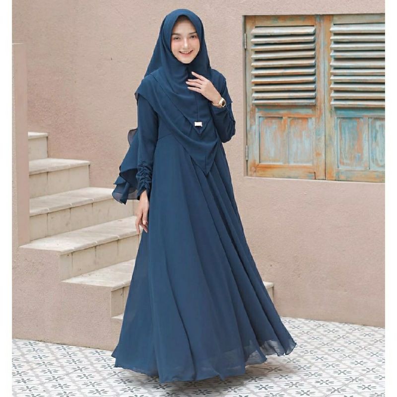 mayra syarii GAMIS SET KHIMAR TERLARIS wenela