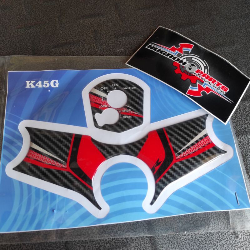 Sticker Pad Keypad Dan Stang Pad New CBR150R LED K45G K45N Aksesoris Honda Merah Hitam