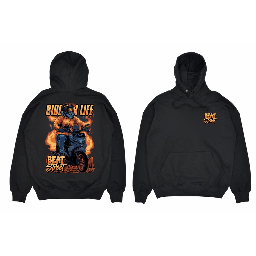 JAKET HOODIE HONDA BEAT STREET RIDER BIG SIZE JUMBO