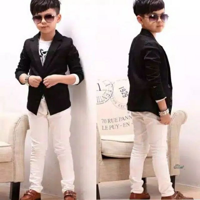 jas/blezer anak model slimfit/jas anak keren/ blezer anak keren/ baju anak anak/ baju anak laki laki