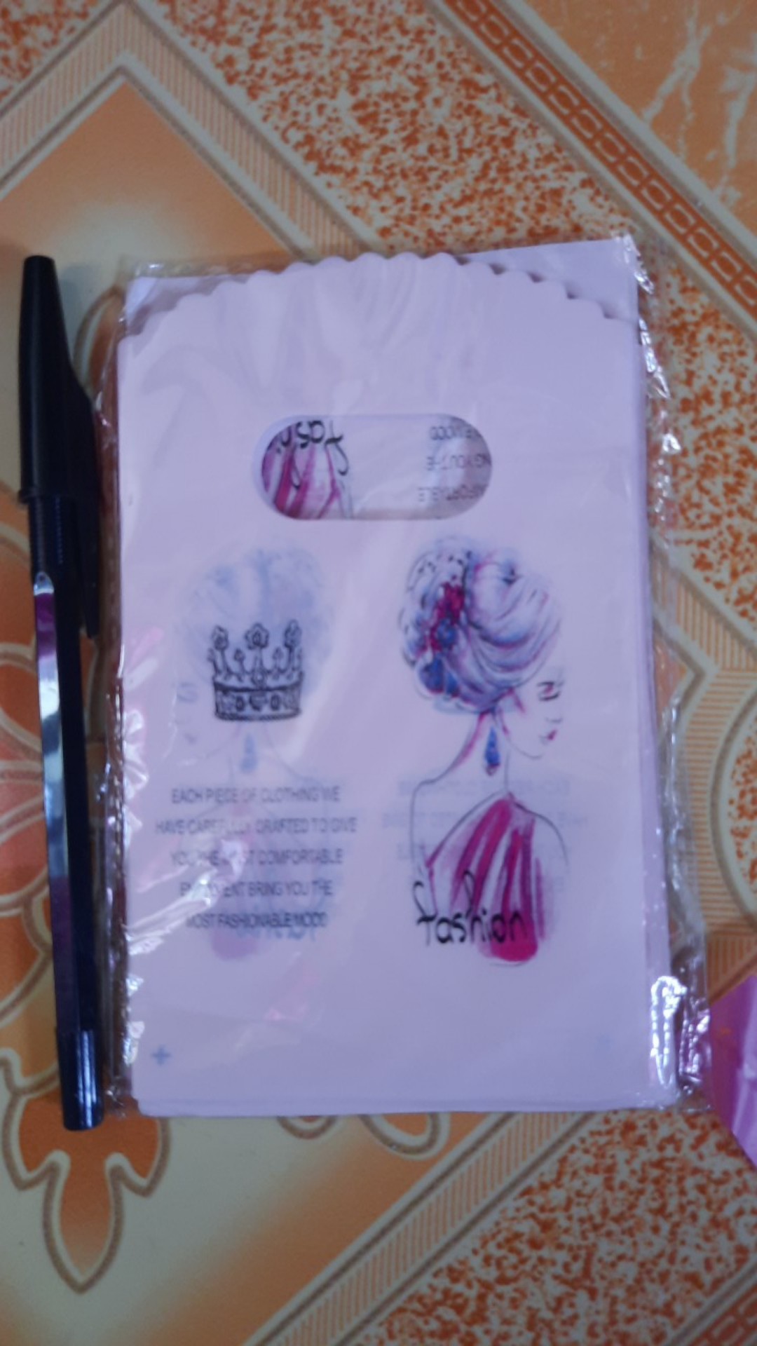 Kresek Motif Olshop Kecil 9 X 15/ Kantong Plastik Olshop / Kantong Kresek